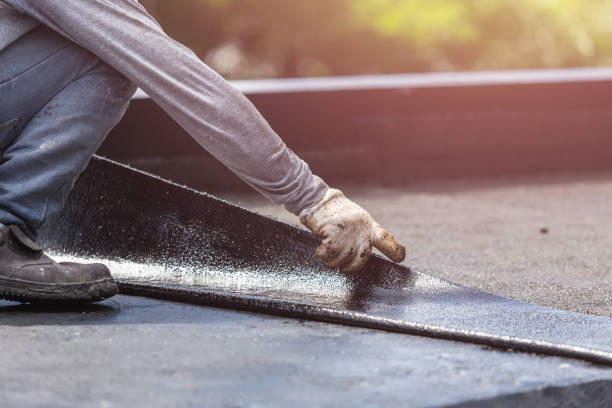 Professional Basement Waterproofing technician working in Mount Pleasant, MI
